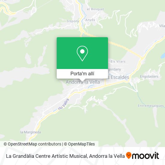 mapa La Grandàlia Centre Artístic Musical