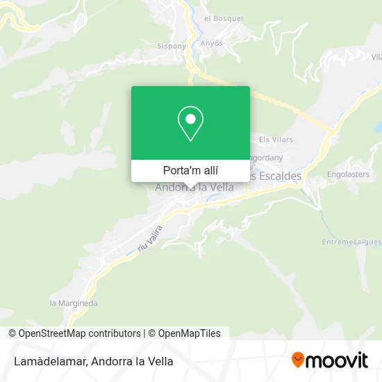 mapa Lamàdelamar