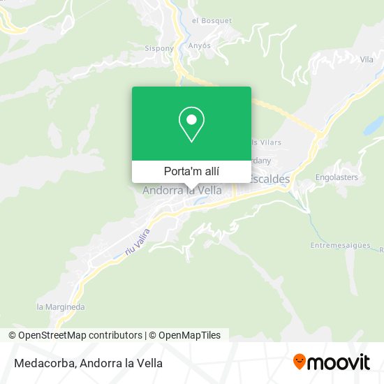mapa Medacorba