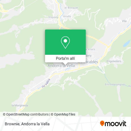 mapa Brownie