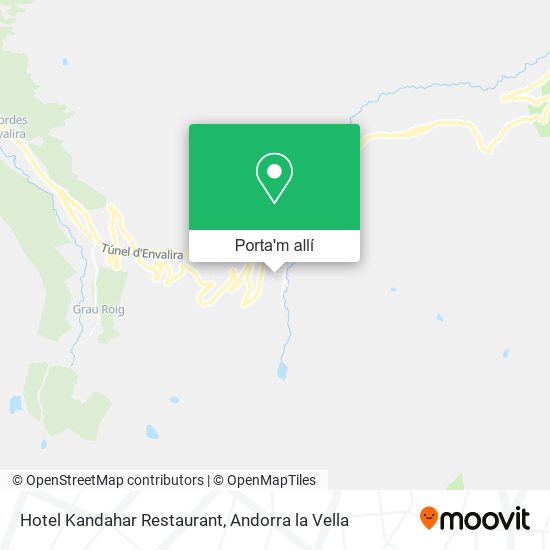 mapa Hotel Kandahar Restaurant