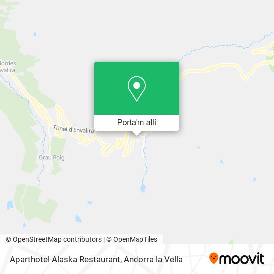 mapa Aparthotel Alaska Restaurant