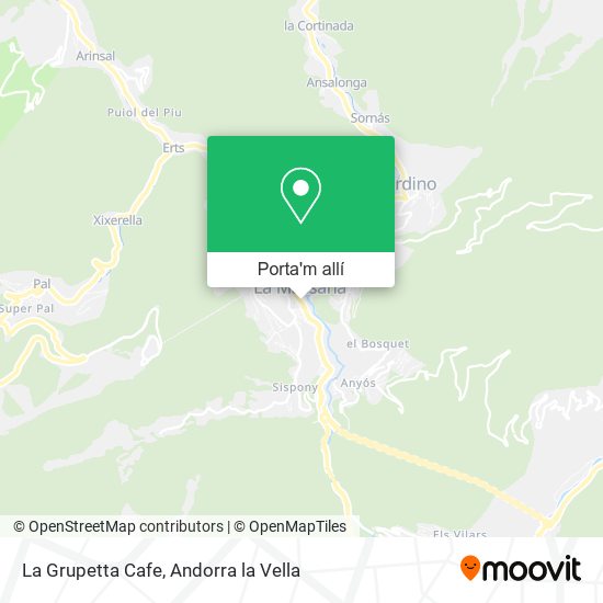 mapa La Grupetta Cafe