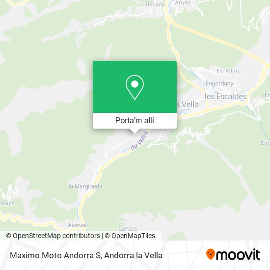 mapa Maximo Moto Andorra S