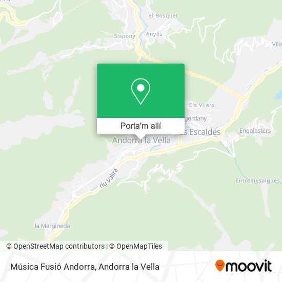 mapa Música Fusió Andorra