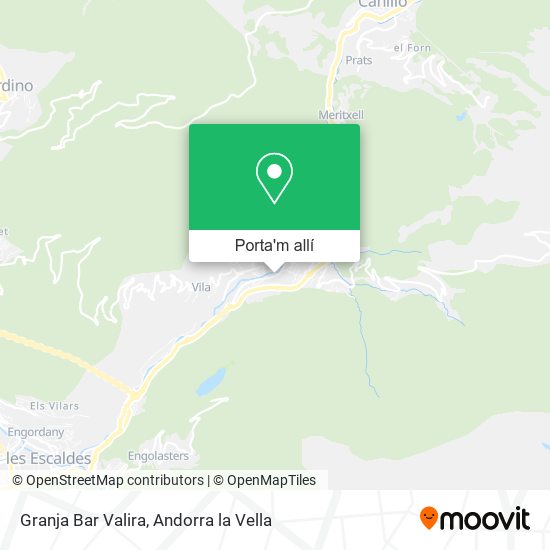 mapa Granja Bar Valira