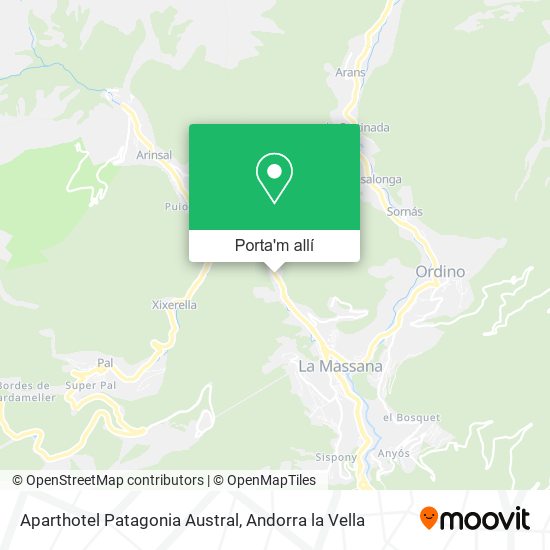 mapa Aparthotel Patagonia Austral