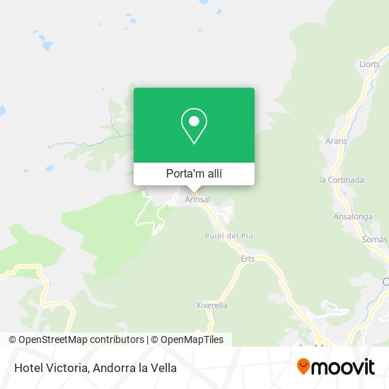mapa Hotel Victoria