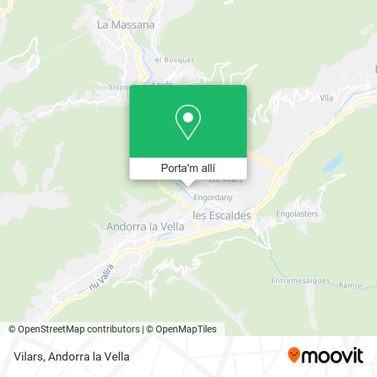 mapa Vilars