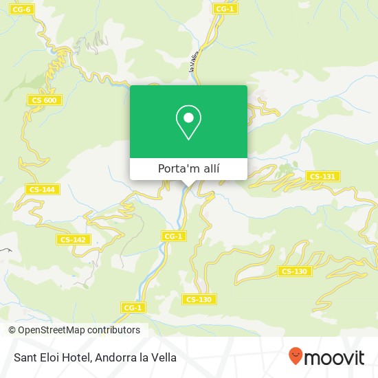 mapa Sant Eloi Hotel