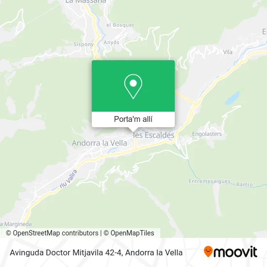 mapa Avinguda Doctor Mitjavila 42-4