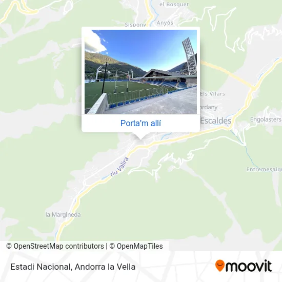 mapa Estadi Nacional