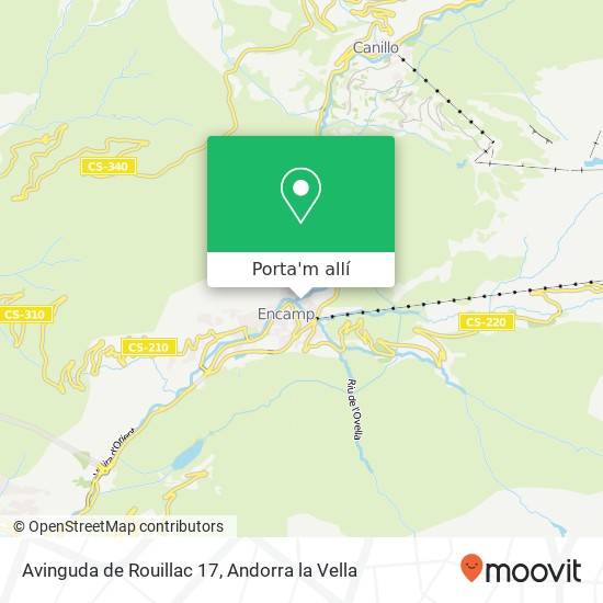 mapa Avinguda de Rouillac 17