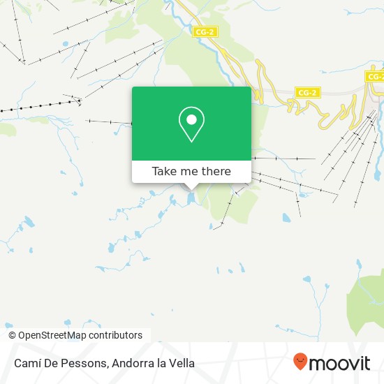mapa Camí De Pessons