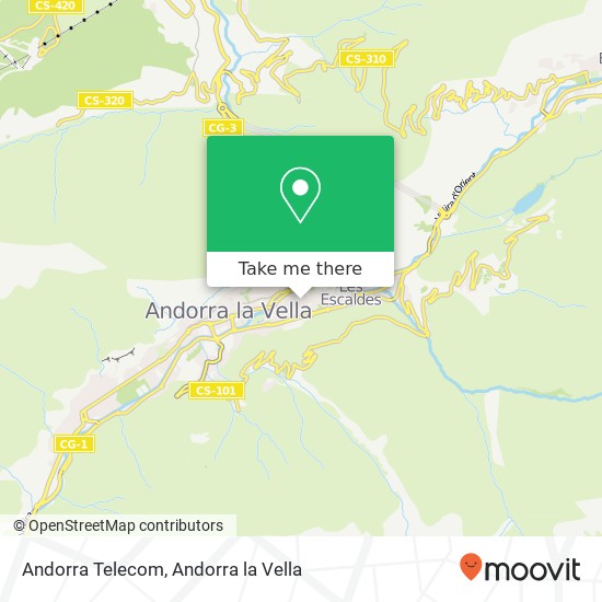 mapa Andorra Telecom