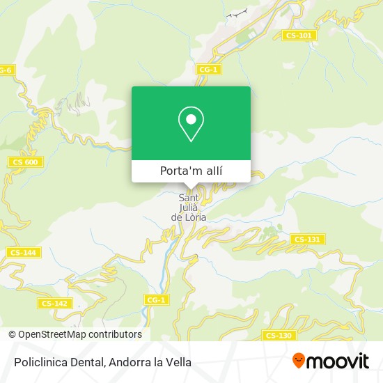 mapa Policlinica Dental