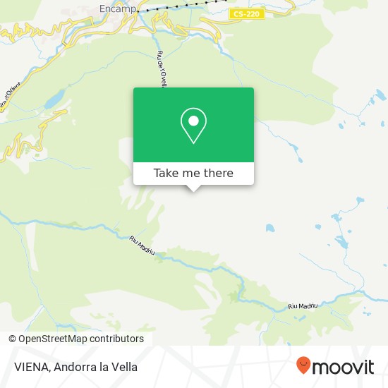mapa VIENA