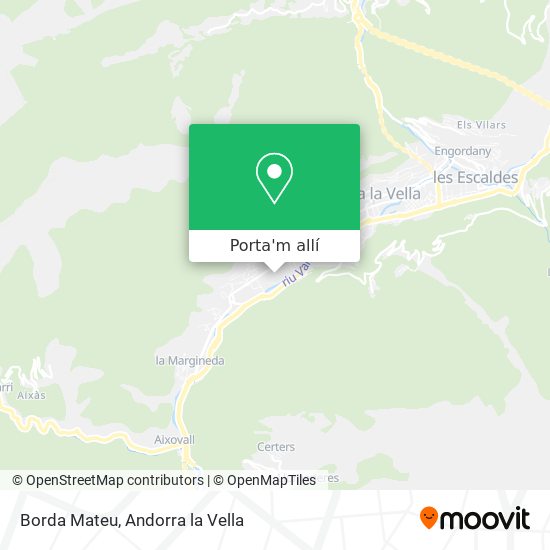 mapa Borda Mateu