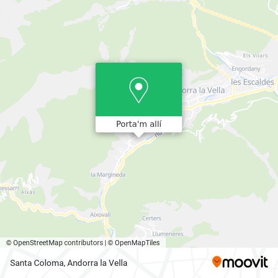 mapa Santa Coloma