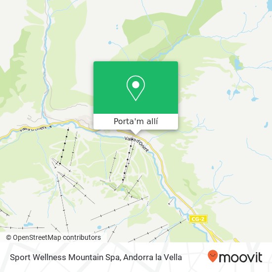 mapa Sport Wellness Mountain Spa