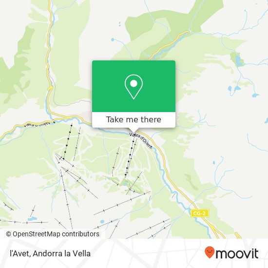 mapa l'Avet