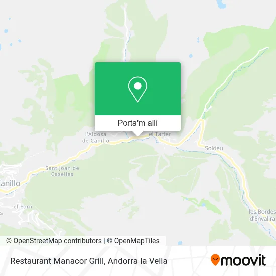 mapa Restaurant Manacor Grill