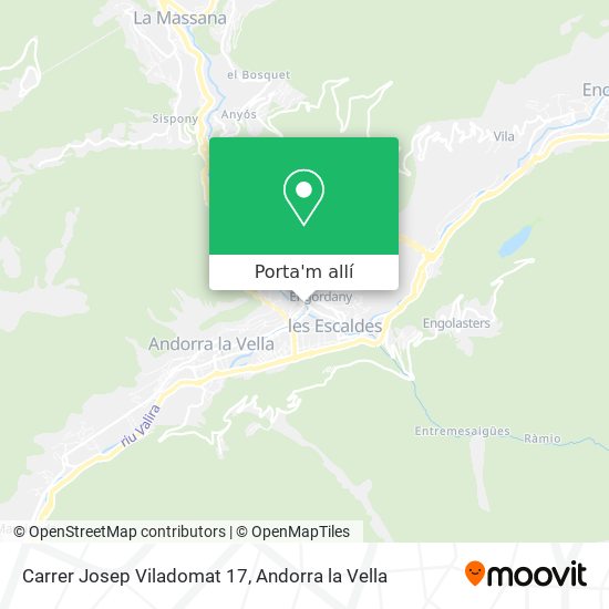 mapa Carrer Josep Viladomat 17