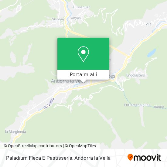mapa Paladium Fleca E Pastisseria