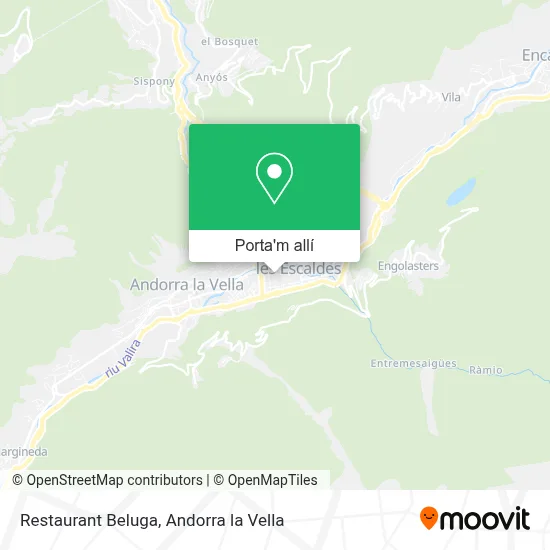 mapa Restaurant Beluga