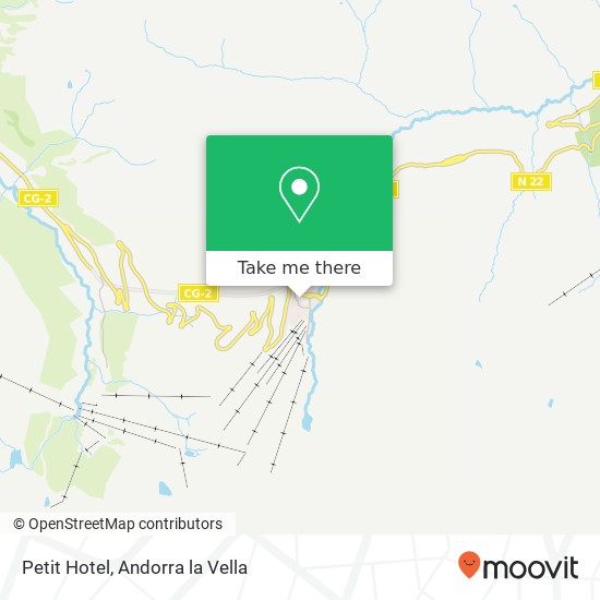 mapa Petit Hotel