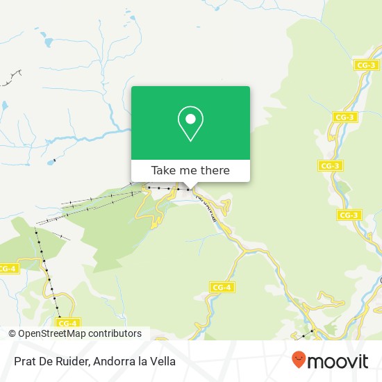mapa Prat De Ruider