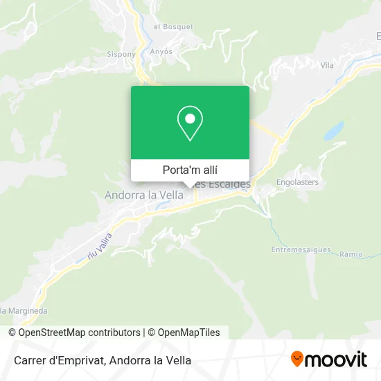 mapa Carrer d'Emprivat