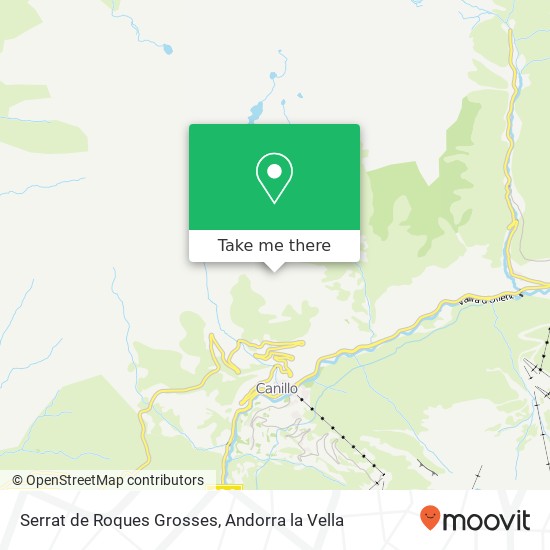 mapa Serrat de Roques Grosses