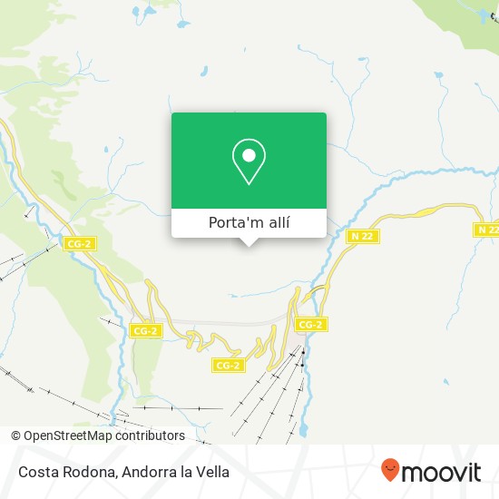 mapa Costa Rodona