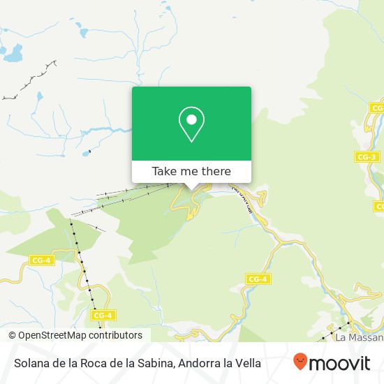 mapa Solana de la Roca de la Sabina
