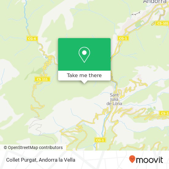 mapa Collet Purgat