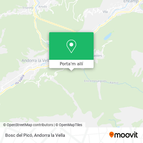 mapa Bosc del Picó