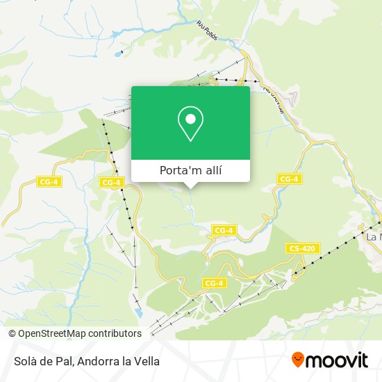 mapa Solà de Pal