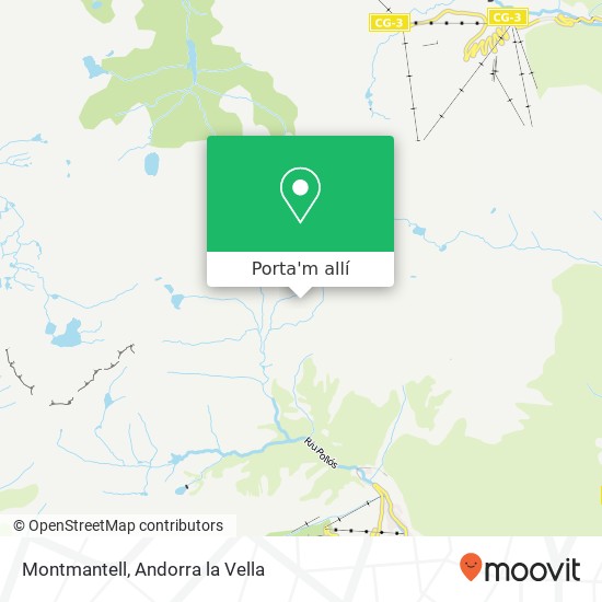 mapa Montmantell