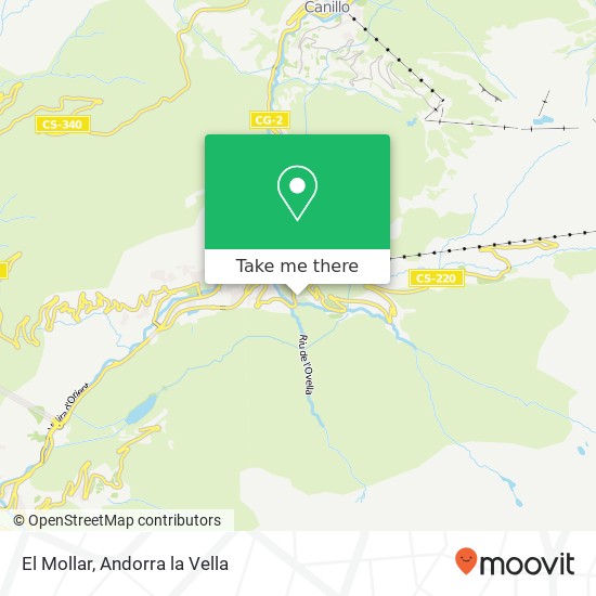 mapa El Mollar