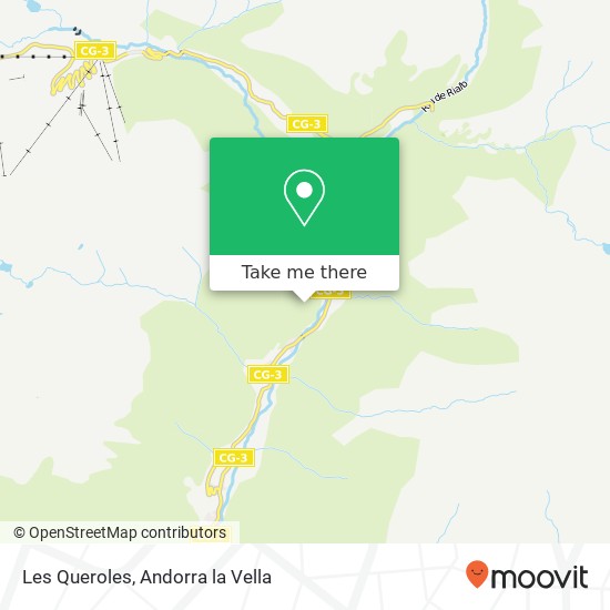 mapa Les Queroles