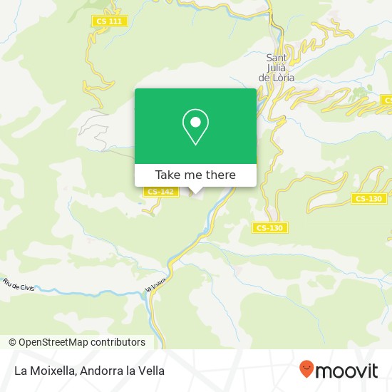 mapa La Moixella