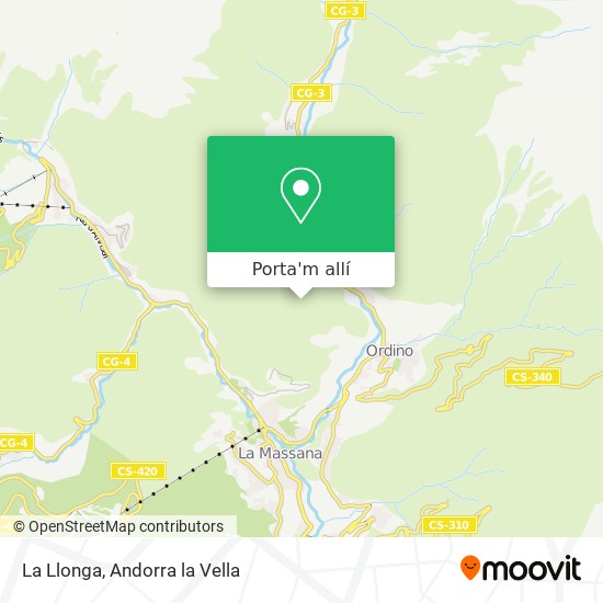 mapa La Llonga