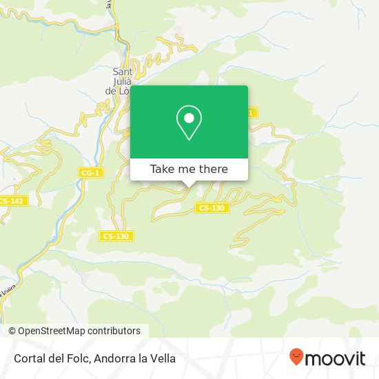 mapa Cortal del Folc