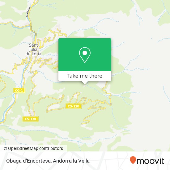 mapa Obaga d’Encortesa