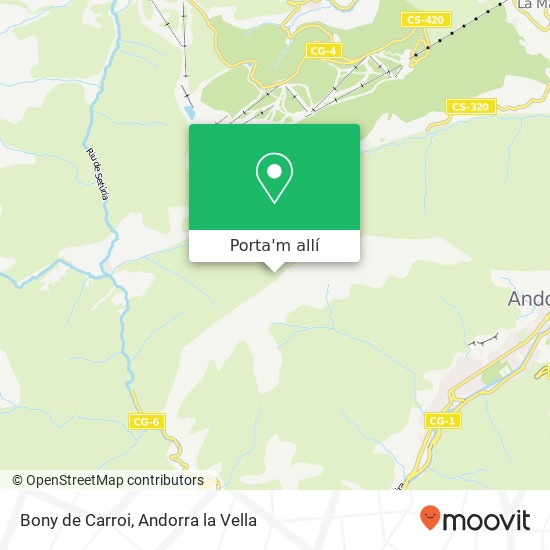 mapa Bony de Carroi