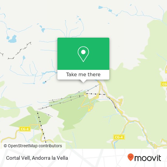 mapa Cortal Vell