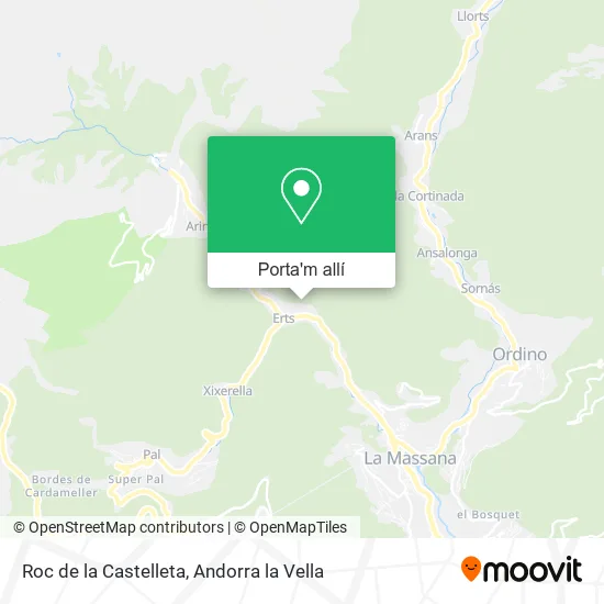 mapa Roc de la Castelleta