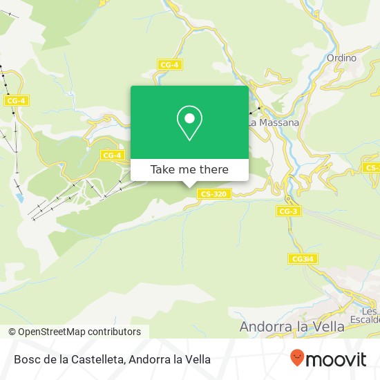 mapa Bosc de la Castelleta
