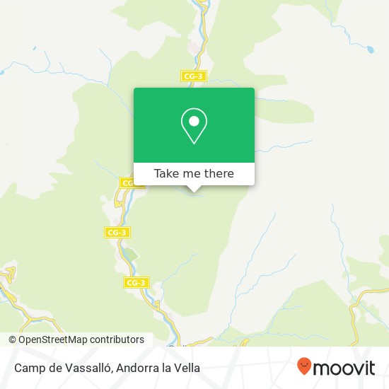 mapa Camp de Vassalló
